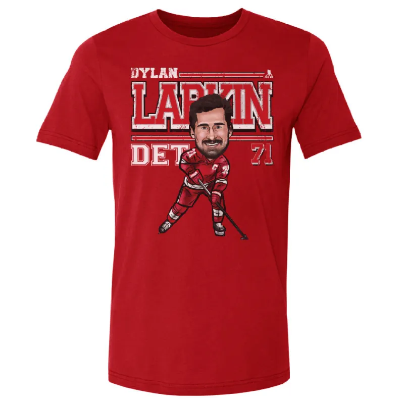 Dylan Larkin Detroit Cartoon WHT sold by 500 Level