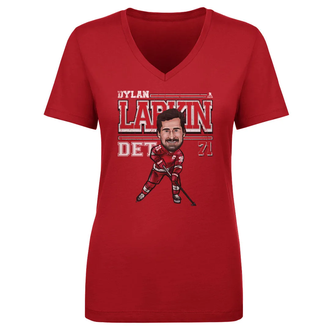 Dylan Larkin Detroit Cartoon WHT sold by 500 Level product image thumbnail 2