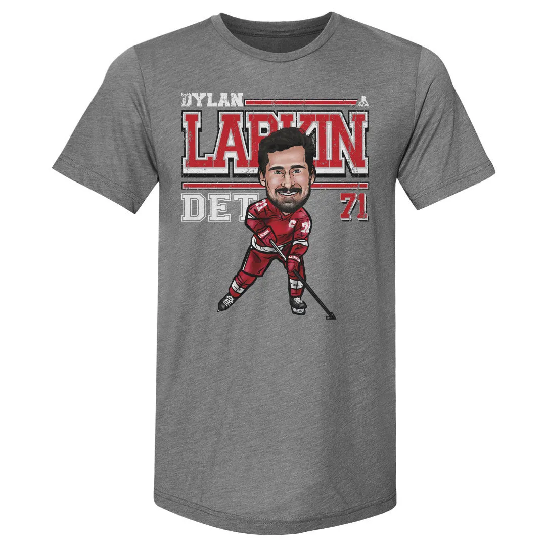 Dylan Larkin Detroit Cartoon WHT sold by 500 Level
