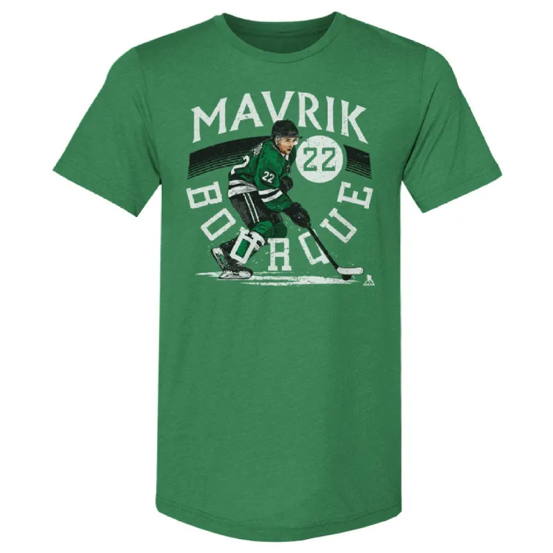 Mavrik Bourque Dallas Player Name WHT sold by 500 Level