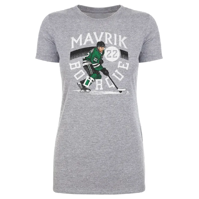 Mavrik Bourque Dallas Player Name WHT sold by 500 Level