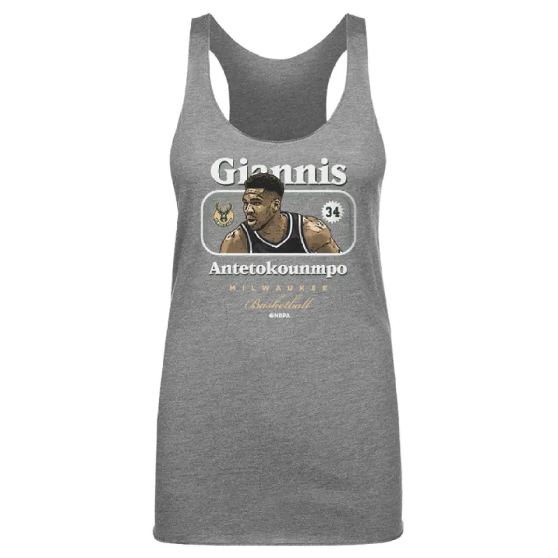 Giannis Antetokounmpo Milwaukee Bucks Cover WHT sold by 500 Level