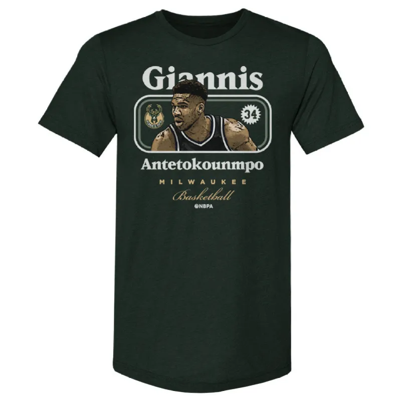 Giannis Antetokounmpo Milwaukee Bucks Cover WHT sold by 500 Level