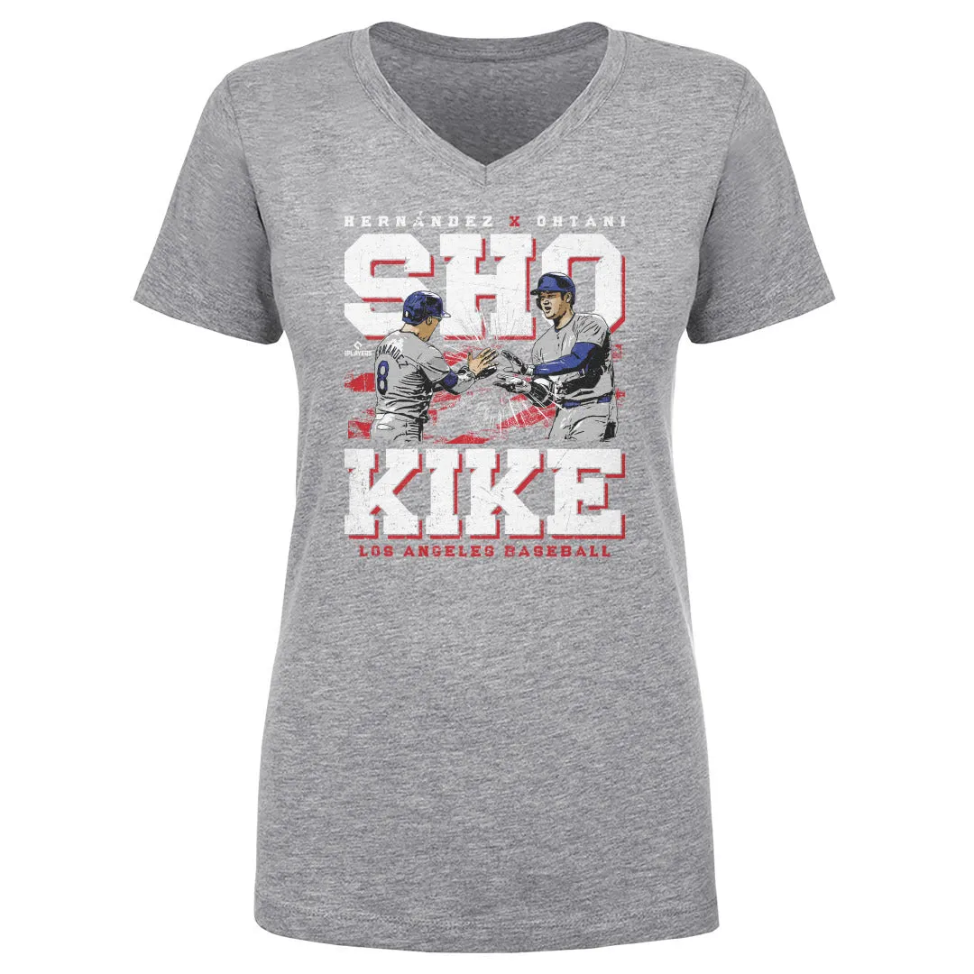 Shohei Ohtani & Entrique Hernandez Los Angeles D Duo WHT sold by 500 Level