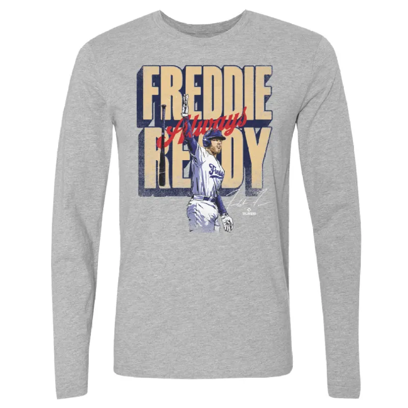 Freddie Freeman Los Angeles D Freddie Always Ready WHT sold by 500 Level
