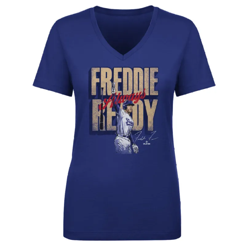 Freddie Freeman Los Angeles D Freddie Always Ready WHT sold by 500 Level
