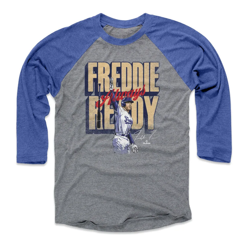 Freddie Freeman Los Angeles D Freddie Always Ready WHT sold by 500 Level
