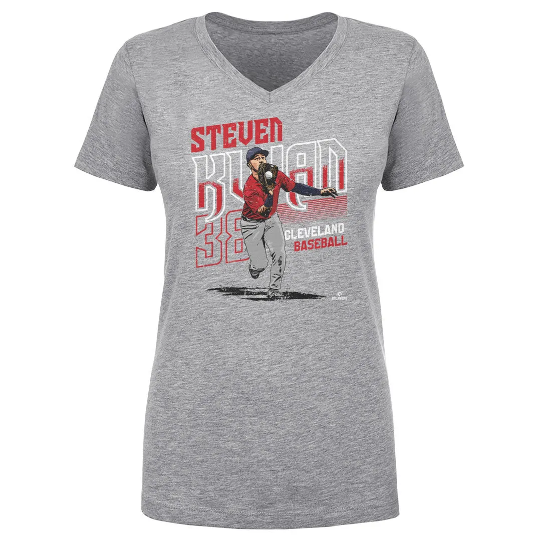 Steven Kwan Cleveland Player Name WHT sold by 500 Level