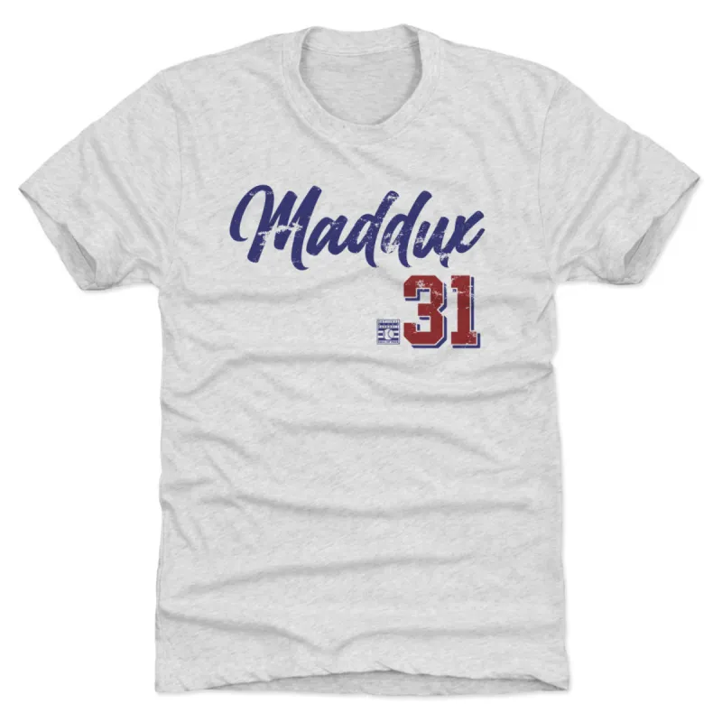 Greg Maddux Chicago Script sold by 500 Level