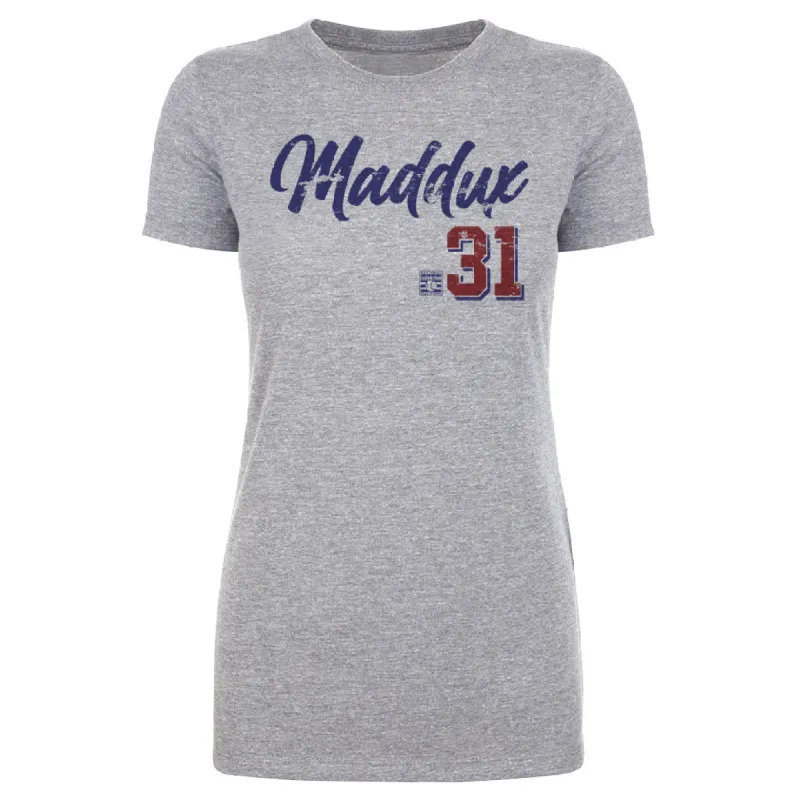 Greg Maddux Chicago Script sold by 500 Level