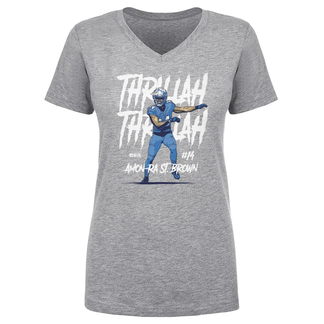 Amon-Ra St. Brown Detroit Thrilla WHT sold by 500 Level