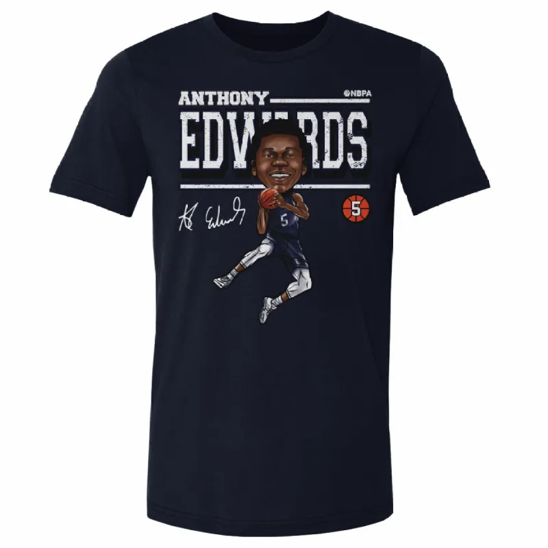 Anthony Edwards Minnesota Cartoon WHT sold by 500 Level