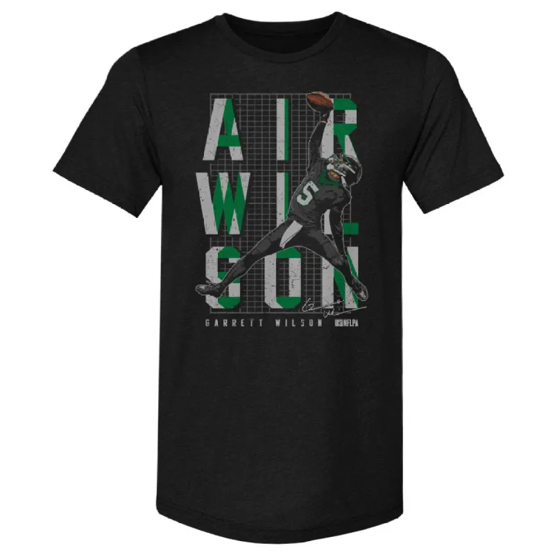 Garrett Wilson New York J One-Handed Catch WHT sold by 500 Level