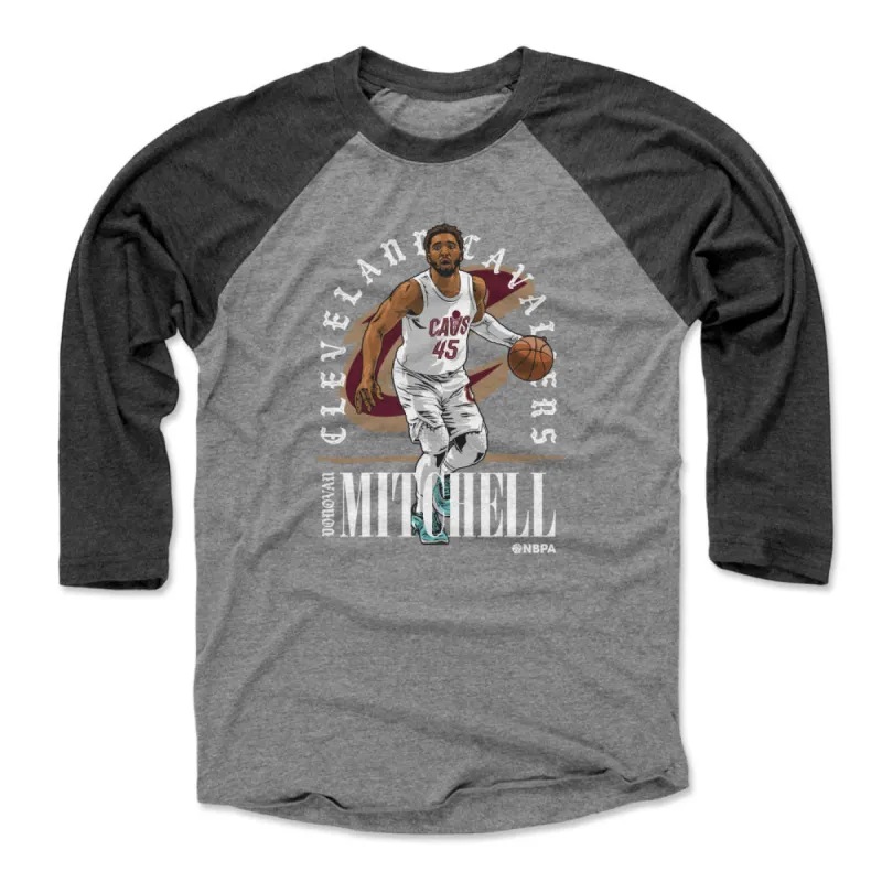 Donovan Mitchell Cleveland Cavaliers Shield WHT sold by 500 Level