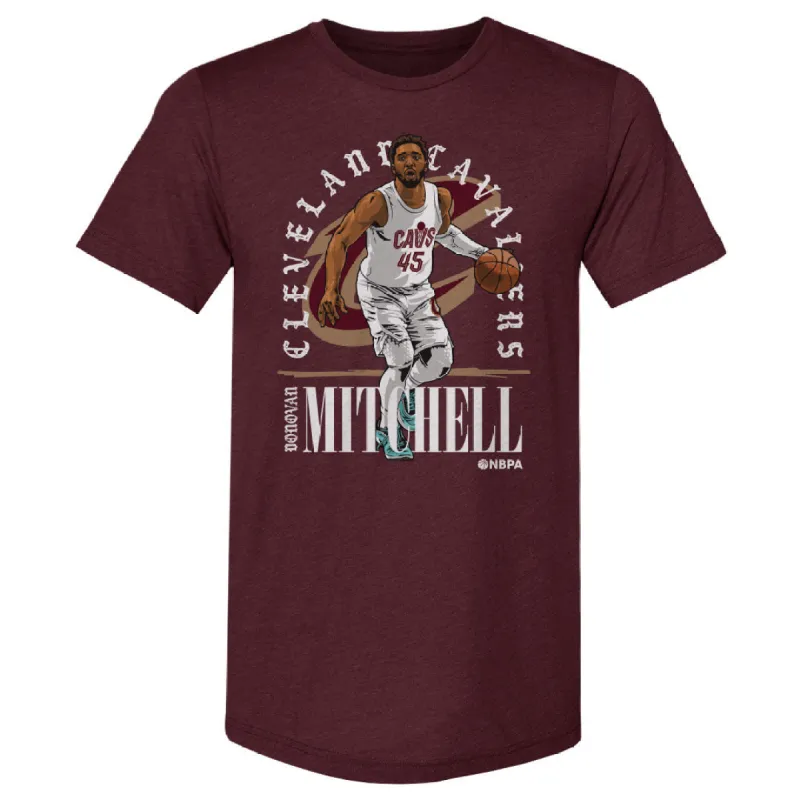 Donovan Mitchell Cleveland Cavaliers Shield WHT sold by 500 Level