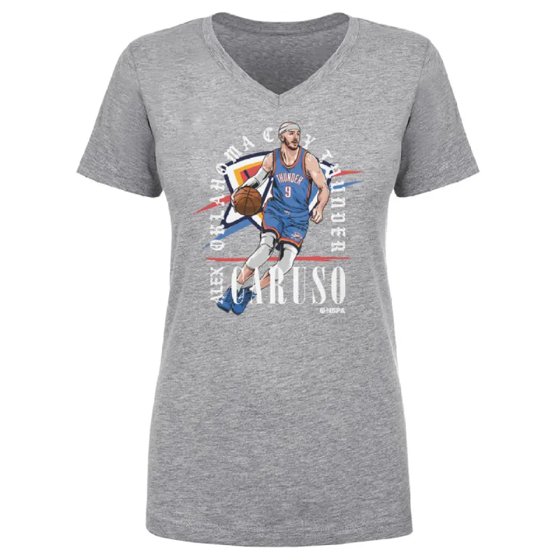 Alex Caruso Oklahoma City Thunder Shield WHT sold by 500 Level