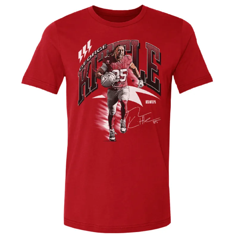 George Kittle San Francisco Retro WHT sold by 500 Level