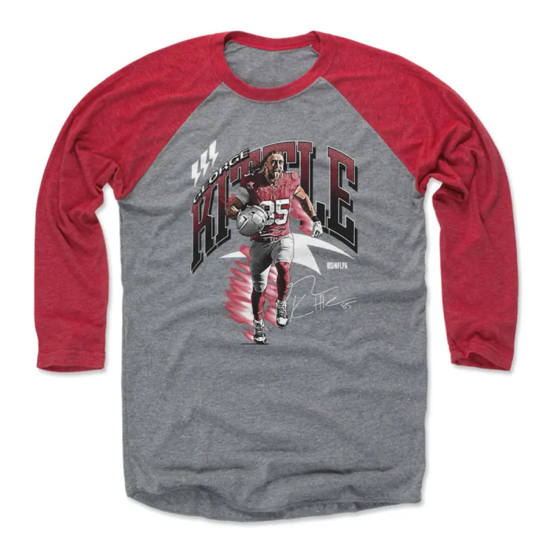George Kittle San Francisco Retro WHT sold by 500 Level