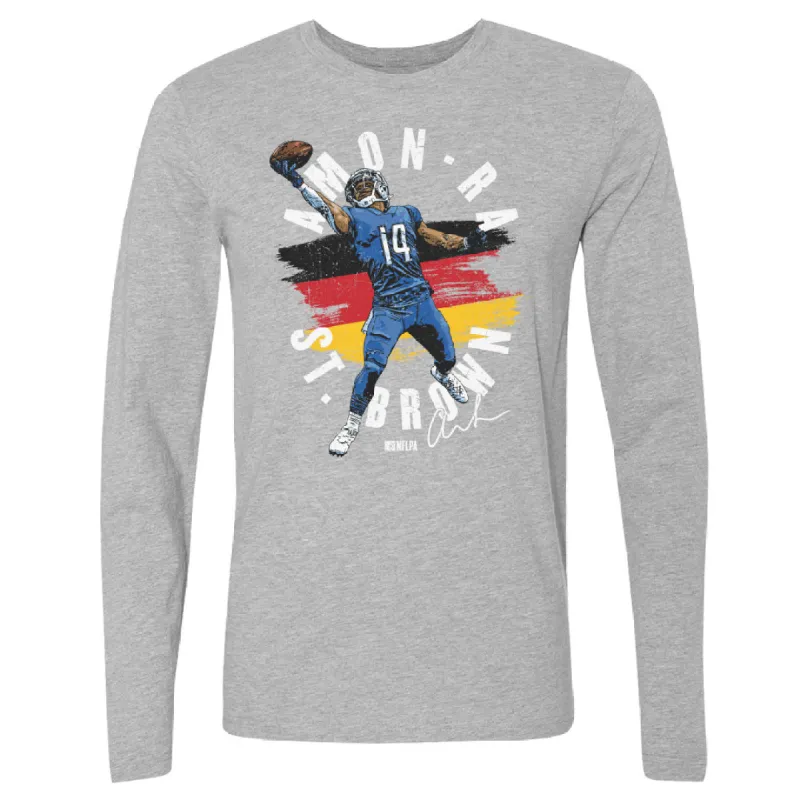 Amon-Ra St. Brown Detroit Germany Flag WHT sold by 500 Level