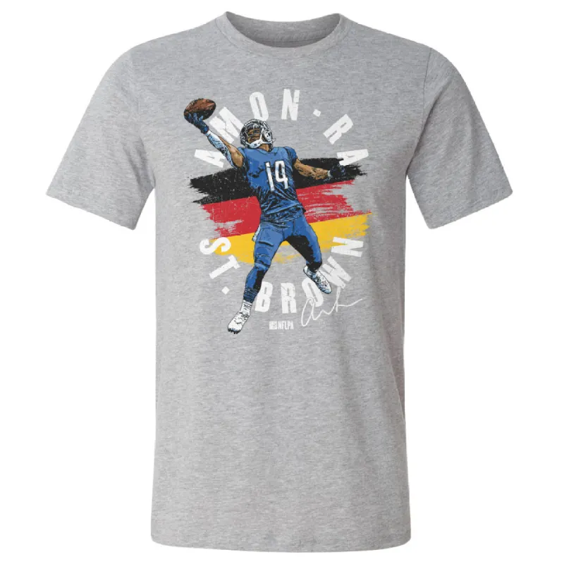 Amon-Ra St. Brown Detroit Germany Flag WHT sold by 500 Level
