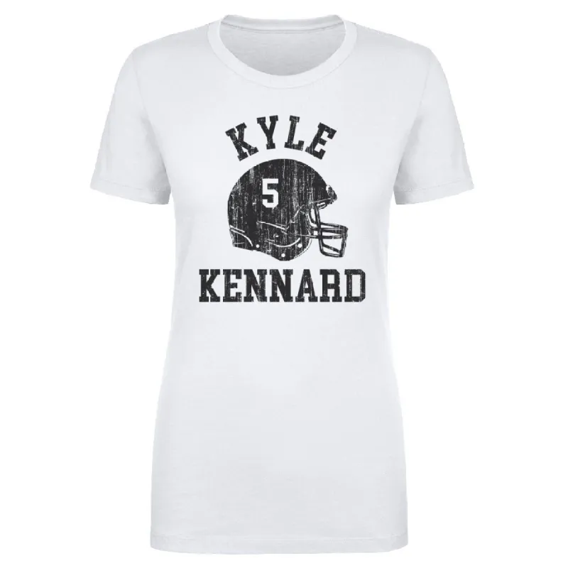 Kyle Kennard College Helmet Font made by 500 Level