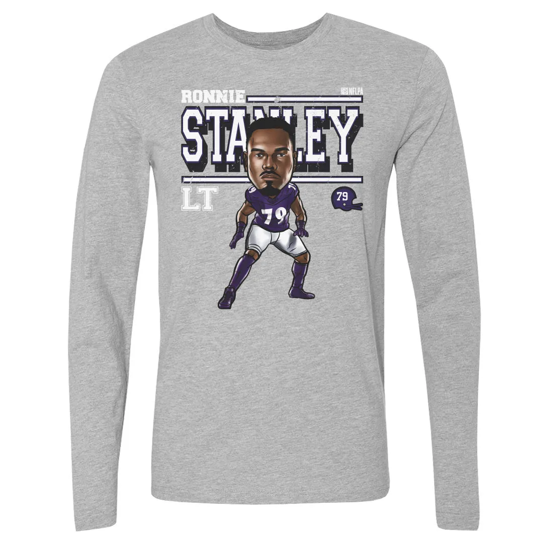 Ronnie Stanley Baltimore Cartoon WHT sold by 500 Level