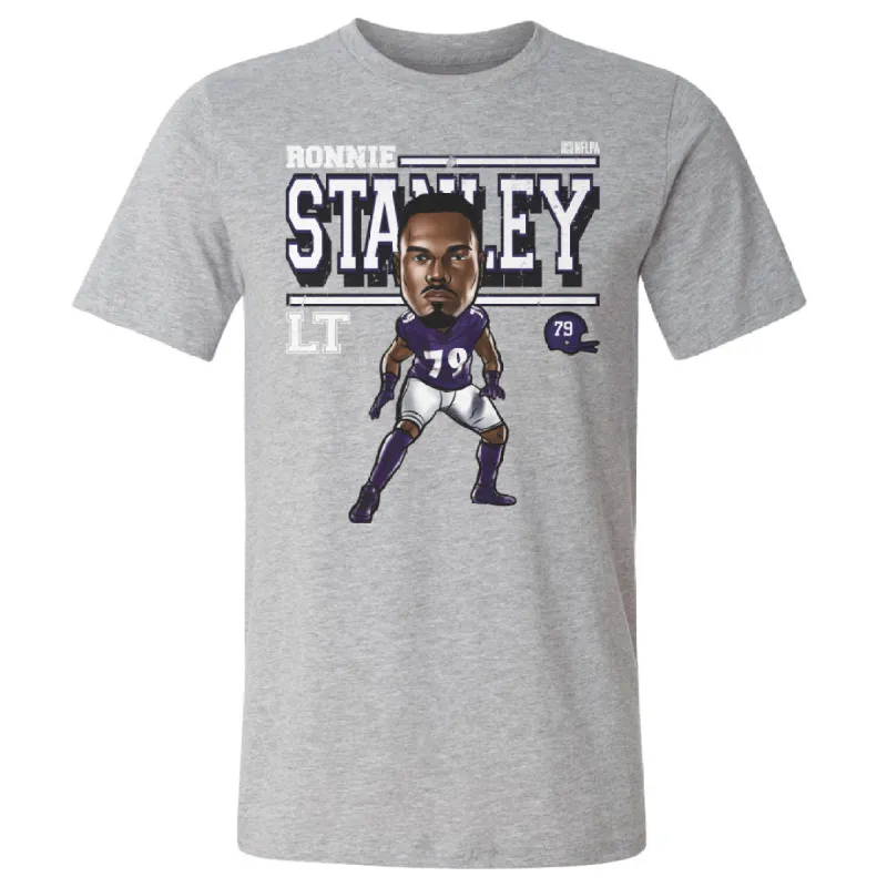 Ronnie Stanley Baltimore Cartoon WHT sold by 500 Level