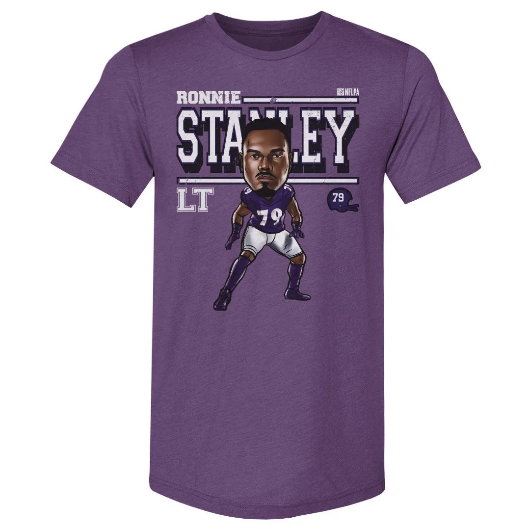 Ronnie Stanley Baltimore Cartoon WHT sold by 500 Level