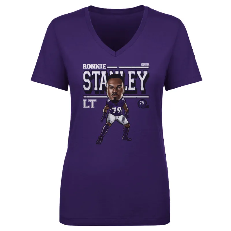 Ronnie Stanley Baltimore Cartoon WHT sold by 500 Level