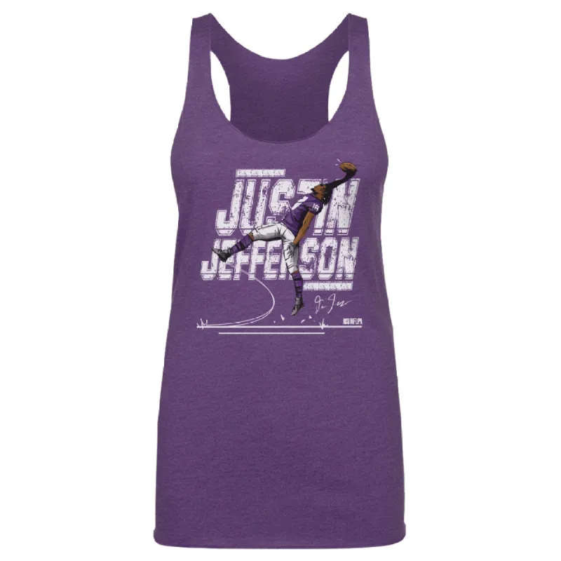 Justin Jefferson Minnesota Snag WHT sold by 500 Level