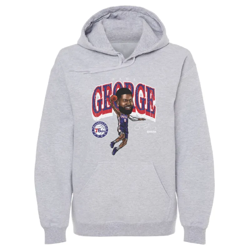 Paul George Philadelphia 76ers Cartoon WHT sold by 500 Level