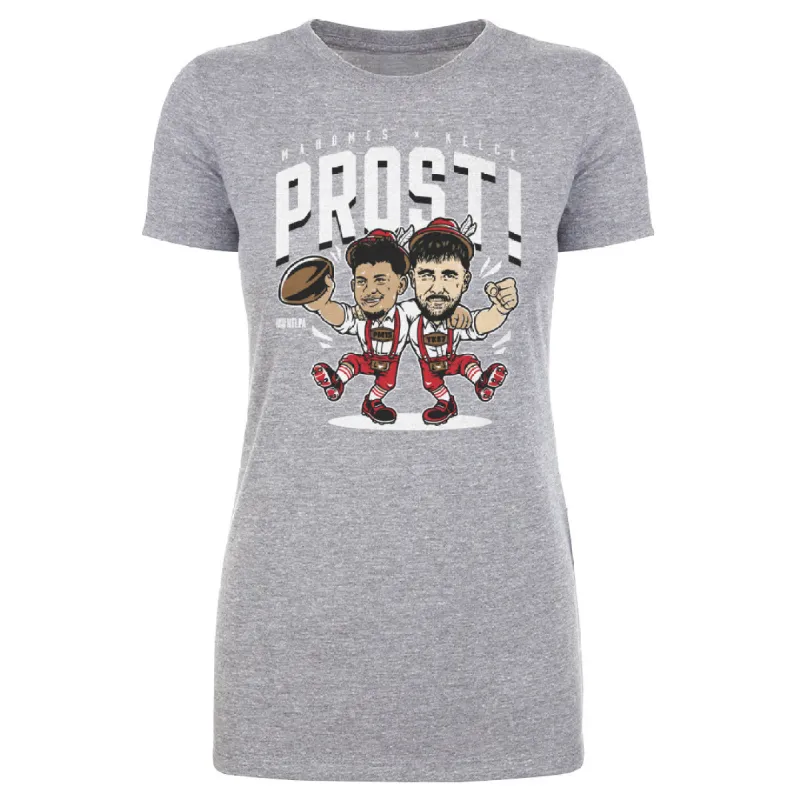 Patrick Mahomes & Travis Kelce Kansas City Prost WHT sold by 500 Level