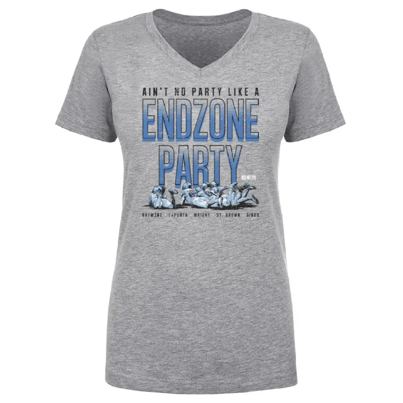 Sam LaPorta Detroit Endzone Party WHT sold by 500 Level