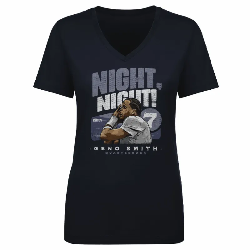Geno Smith Seattle Night Night WHT sold by 500 Level