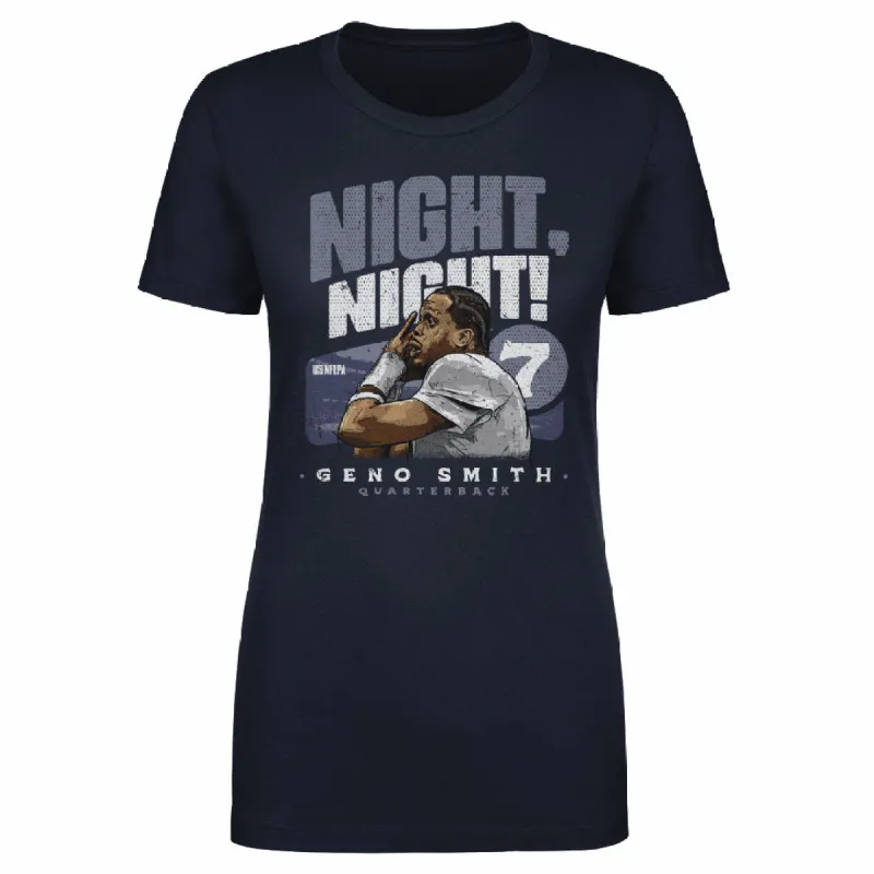 Geno Smith Seattle Night Night WHT sold by 500 Level