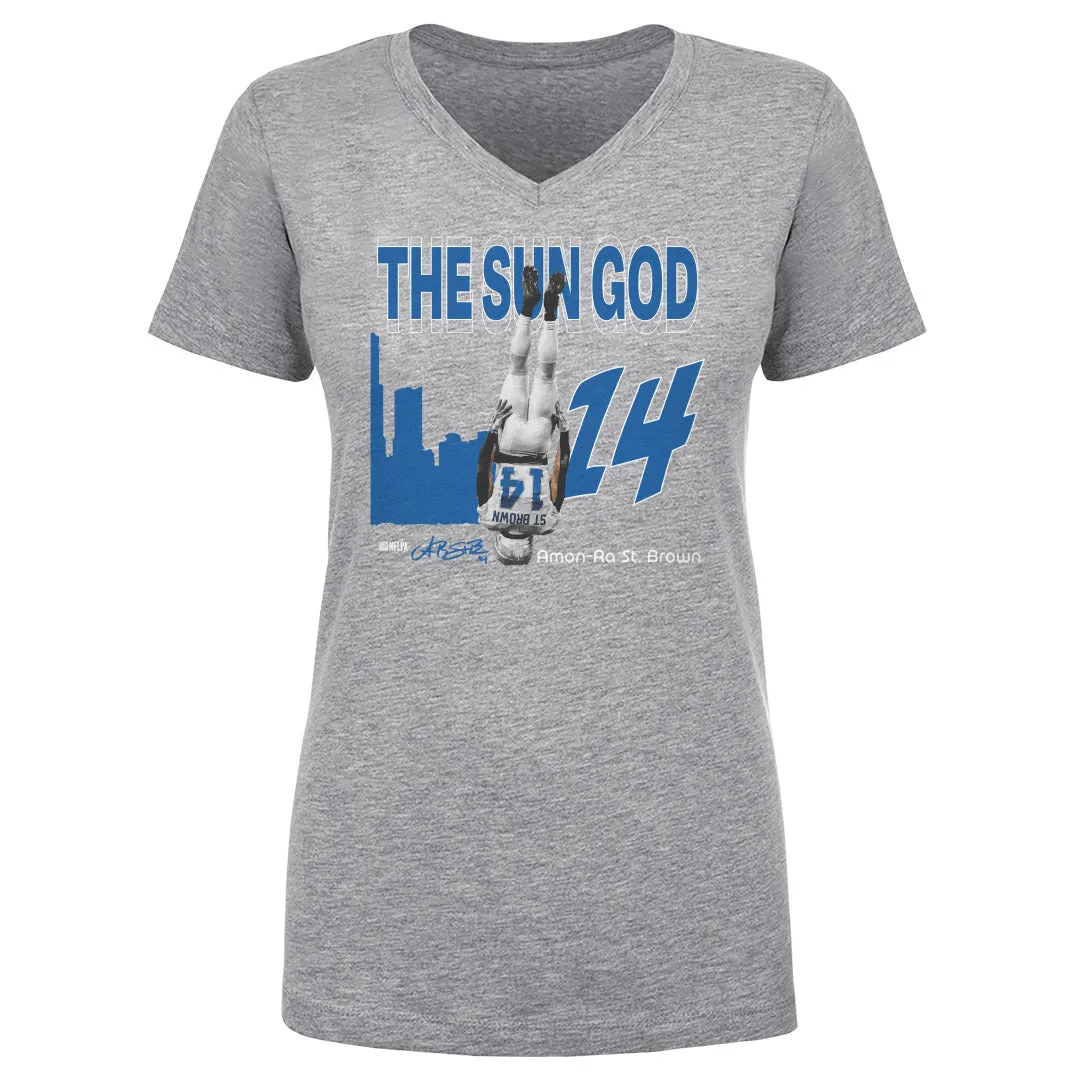 Amon-Ra St. Brown Detroit City Headstand WHT sold by 500 Level product image thumbnail 2