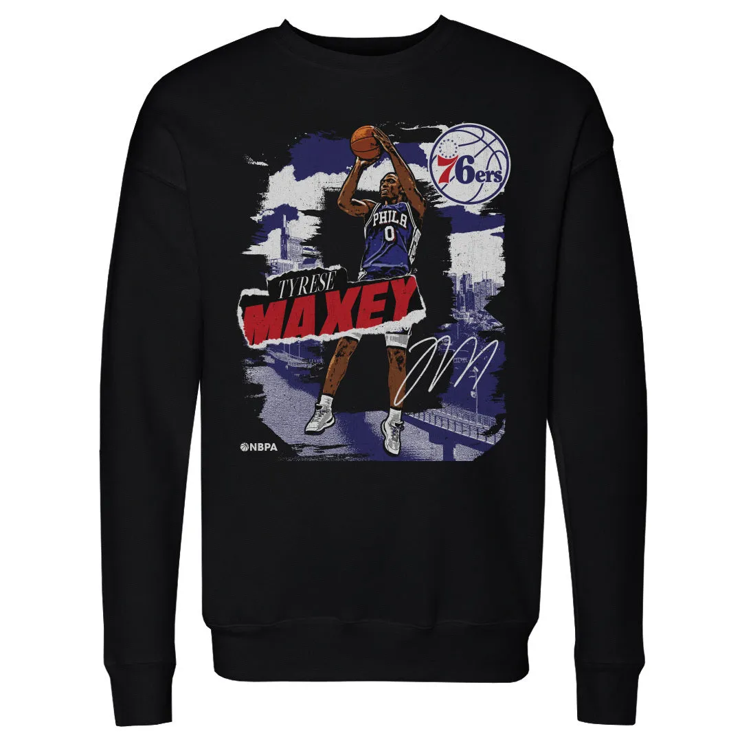Tyrese Maxey Philadelphia 76ers Rough WHT sold by 500 Level product image thumbnail 2