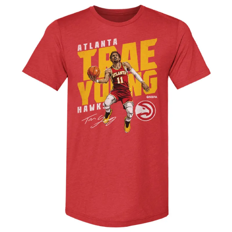 Trae Young Atlanta Hawks Slant WHT sold by 500 Level