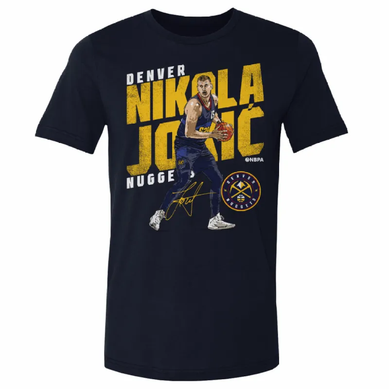 Nikola Jokic Denver Nuggets Slant WHT sold by 500 Level