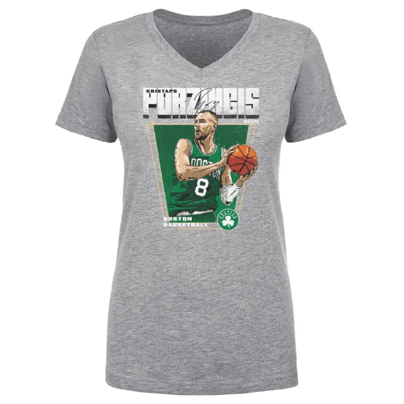 Kristaps Porzingis Boston Celtics Premier WHT sold by 500 Level