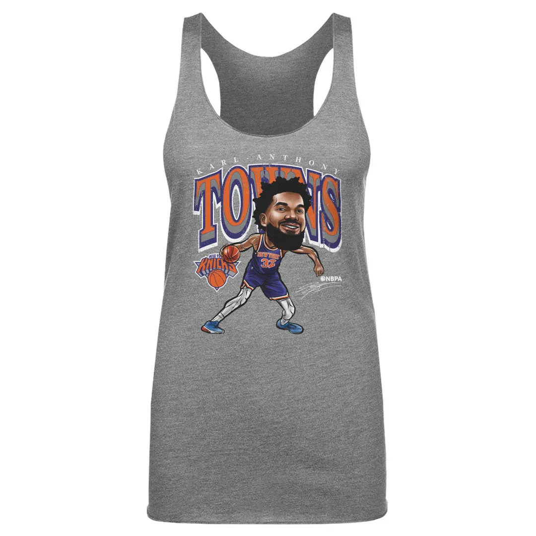 Karl-Anthony Towns New York Knicks Cartoon WHT sold by 500 Level