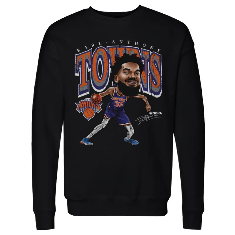 Karl-Anthony Towns New York Knicks Cartoon WHT sold by 500 Level