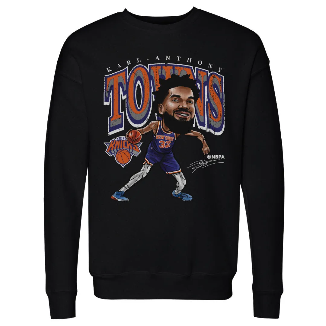 Karl-Anthony Towns New York Knicks Cartoon WHT sold by 500 Level