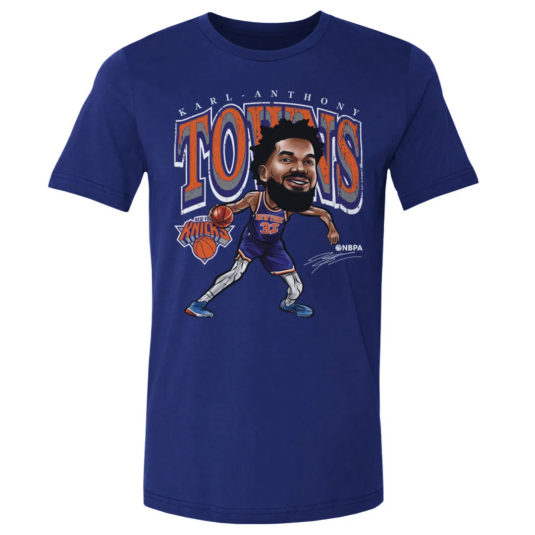 Karl-Anthony Towns New York Knicks Cartoon WHT sold by 500 Level product image thumbnail 3