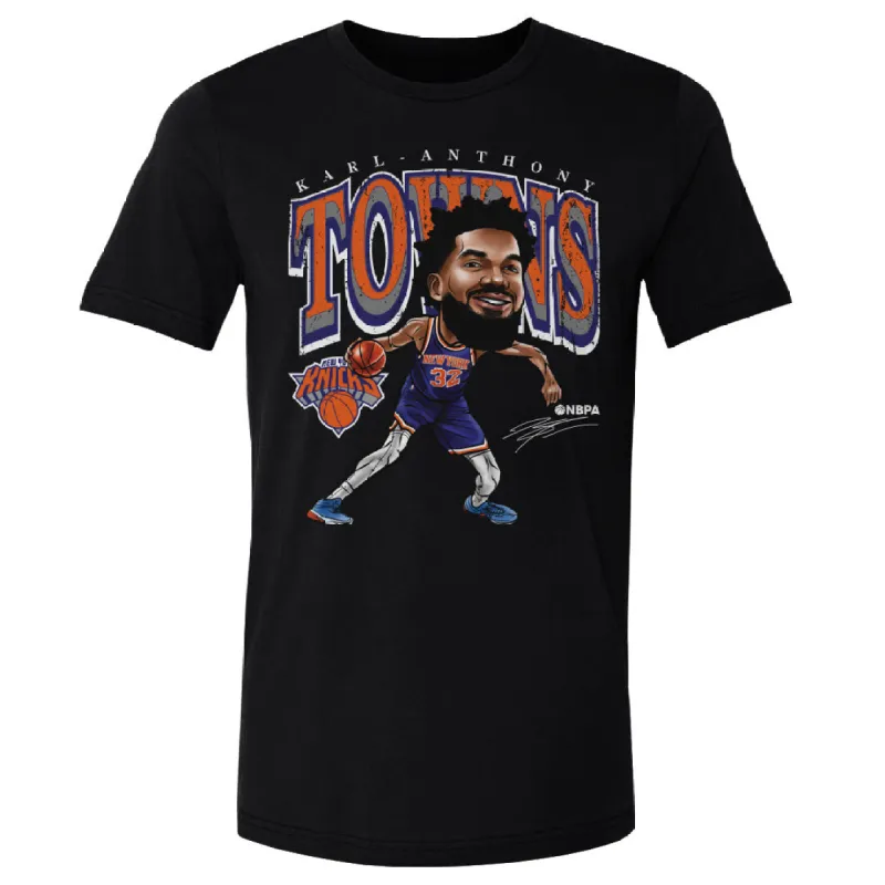 Karl-Anthony Towns New York Knicks Cartoon WHT sold by 500 Level