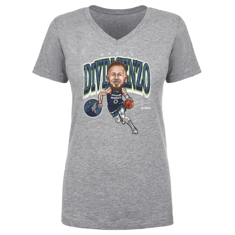 Donte DiVincenzo Minnesota Timberwolves Cartoon NBA WHT sold by 500 Level