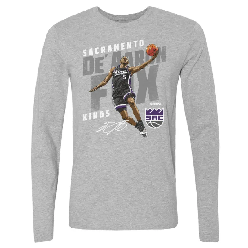 De'Aaron Fox Sacramento Kings Slant WHT sold by 500 Level