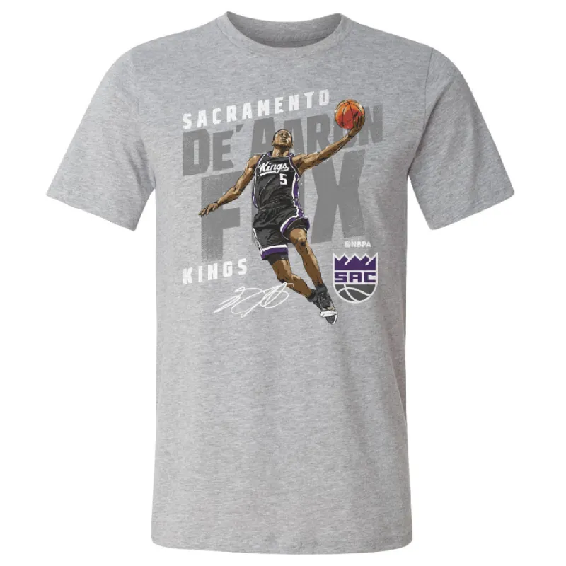 De'Aaron Fox Sacramento Kings Slant WHT made by 500 Level