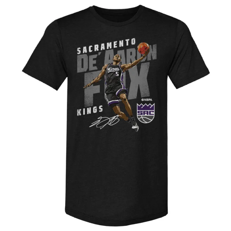 De'Aaron Fox Sacramento Kings Slant WHT sold by 500 Level