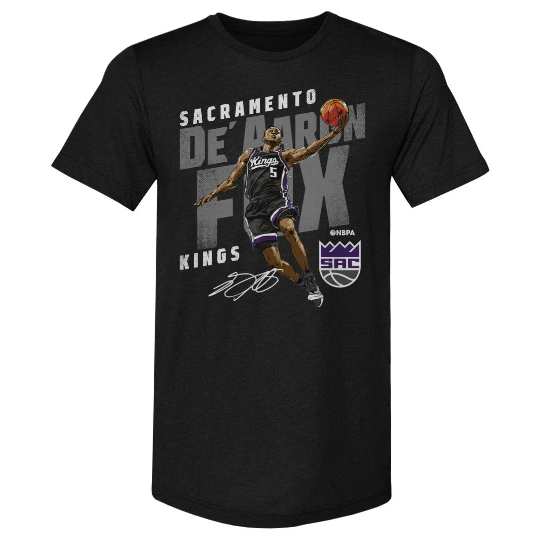 De'Aaron Fox Sacramento Kings Slant WHT sold by 500 Level